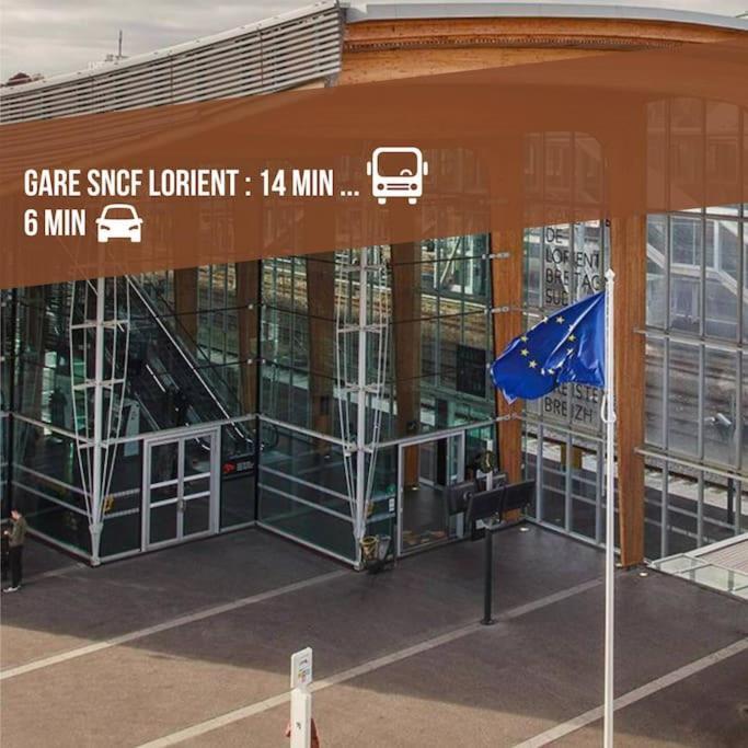 T3 Proche Centre Ville Gare Sncf Plage Avec Parkink Prive Lorient Extérieur photo
